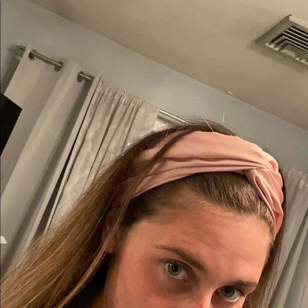 GUC MAUVE/Pink Satin Stretchy headband